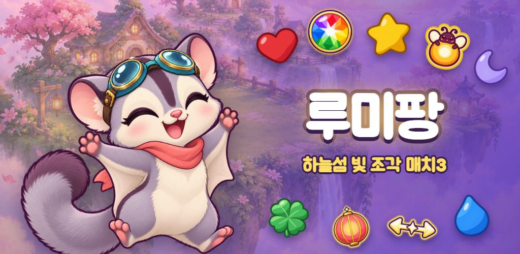 루미팡: 하늘섬 빛 조각 매치3