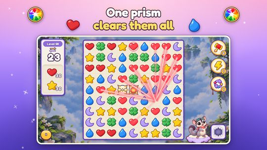 A Prism clearing every piece of one color at once