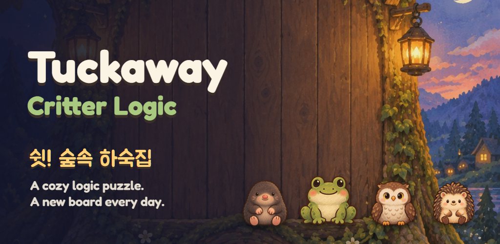 Tuckaway: Critter Logic · 쉿! 숲속 하숙집